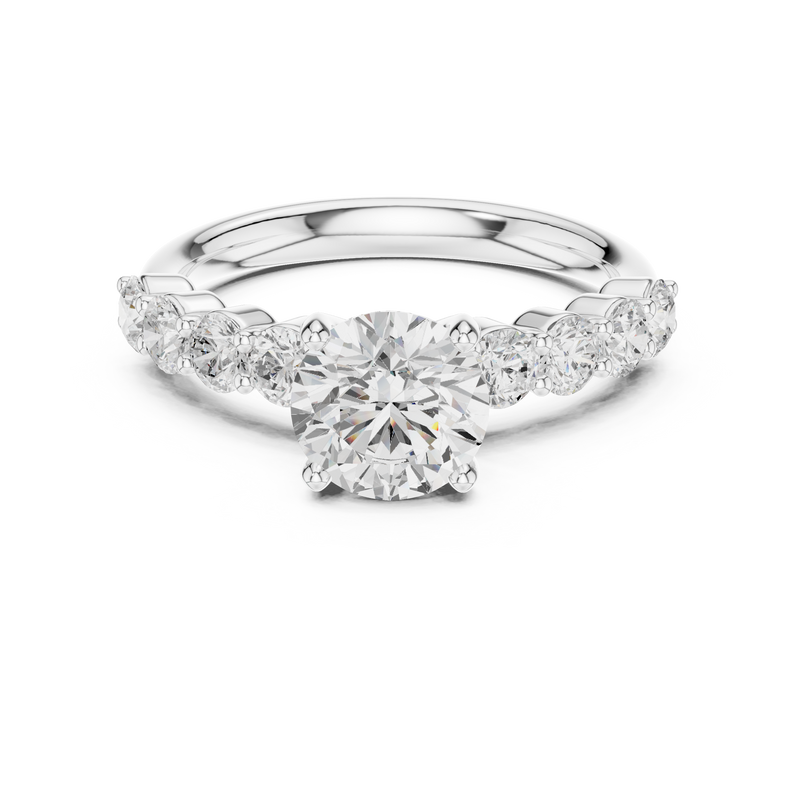 Ladies Ring DDLR-642@7 - White Gold - Image