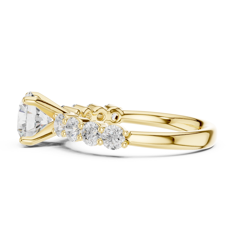 Ladies Ring DDLR-642@7 - Yellow Gold - Image