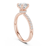 Ladies Ring DDLR-643@7 - Rose Gold - Image