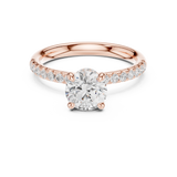 Ladies Ring DDLR-643@7 - Rose Gold - Image
