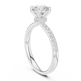 Ladies Ring DDLR-643@7 - White Gold - Image