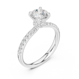 Ladies Ring DDLR-643@7 - White Gold - Image