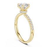 Ladies Ring DDLR-643@7 - Yellow Gold - Image