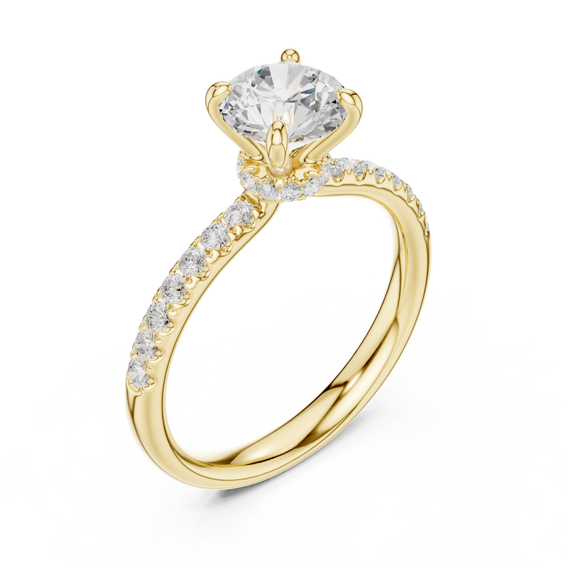 Ladies Ring DDLR-643@7 - Yellow Gold - Image