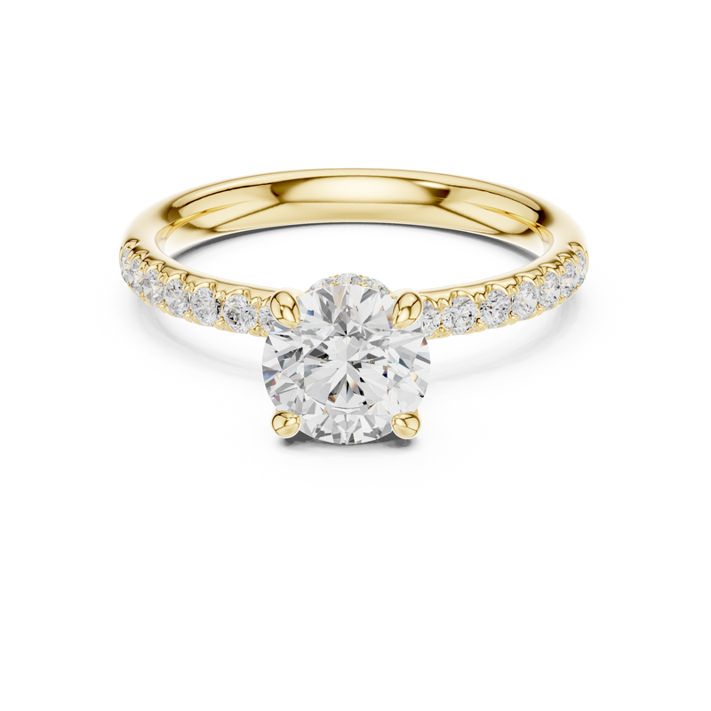 Ladies Ring DDLR-643@7 - Yellow Gold - Image