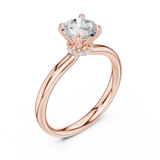 Ladies Ring DDLR-644@7 - Rose Gold - Image