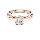 Ladies Ring DDLR-644@7 - Rose Gold - Image