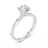 Ladies Ring DDLR-644@7 - White Gold - Image