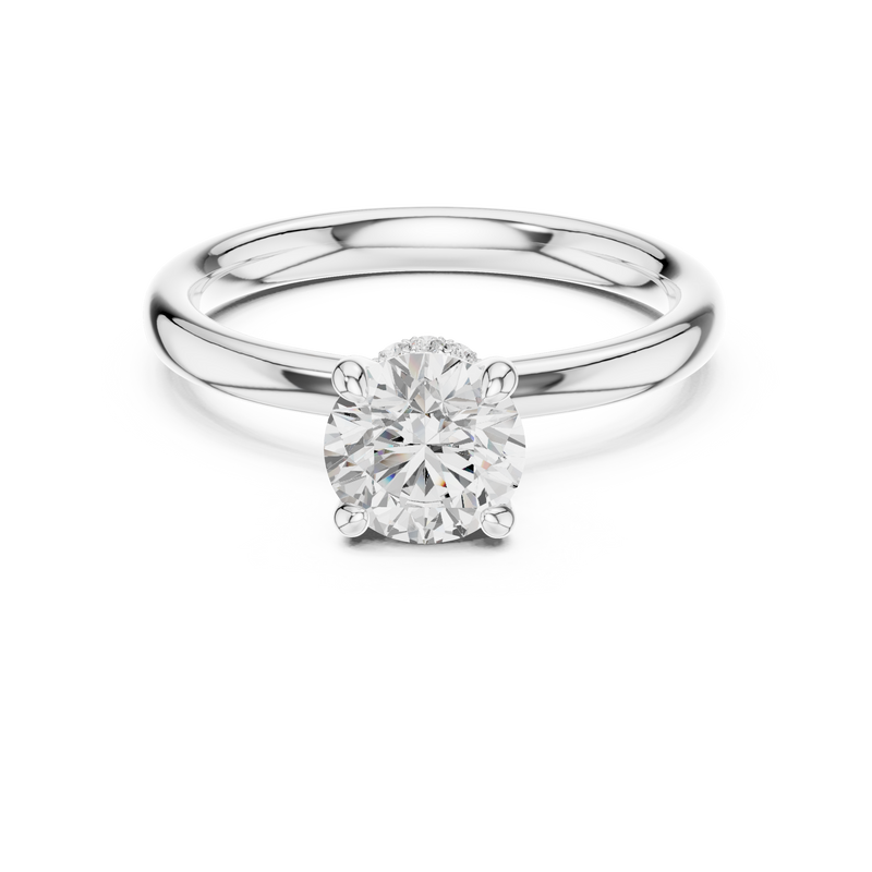 Ladies Ring DDLR-644@7 - White Gold - Image