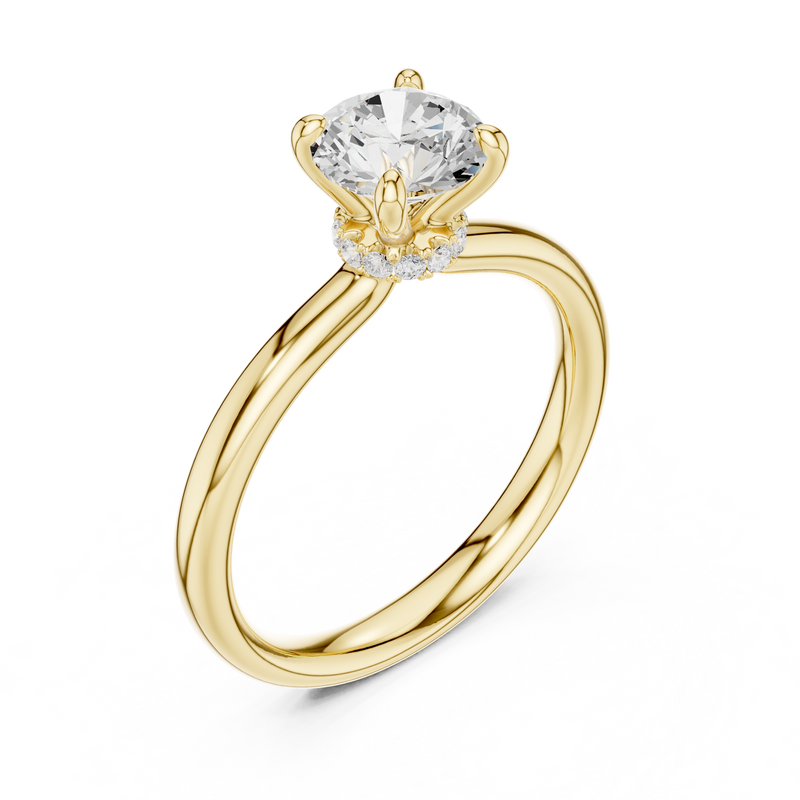 Ladies Ring DDLR-644@7 - Yellow Gold - Image