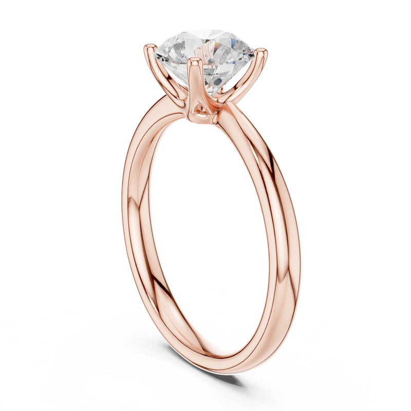 Ladies Ring DDLR-645@7 - Rose Gold - Image