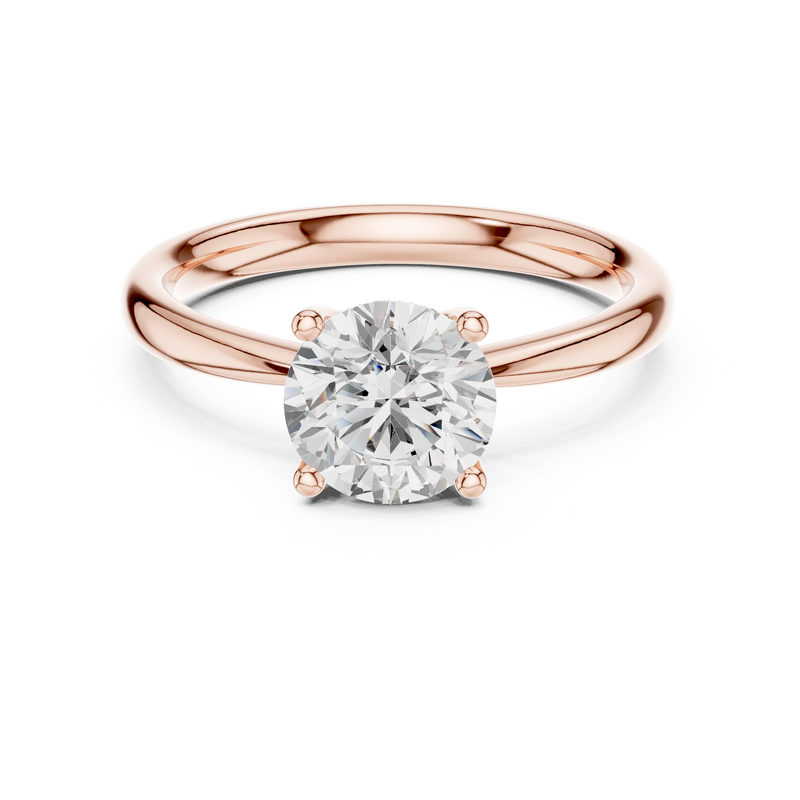 Ladies Ring DDLR-645@7 - Rose Gold - Image