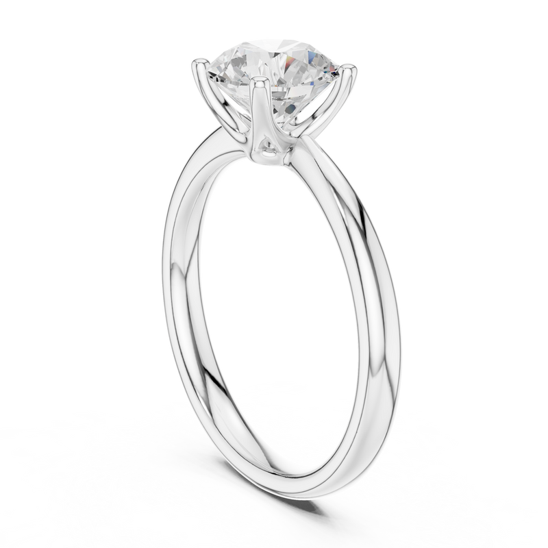 Ladies Ring DDLR-645@7 - White Gold - Image