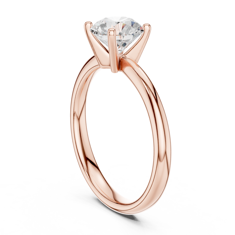 Ladies Ring DDLR-646@7 - Rose Gold - Image