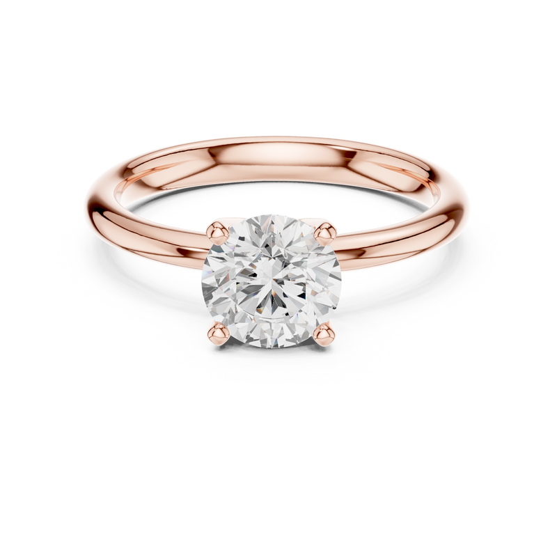 Ladies Ring DDLR-646@7 - Rose Gold - Image