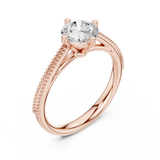 Ladies Ring DDLR-647@7 - Rose Gold - Image