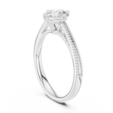 Ladies Ring DDLR-647@7 - White Gold - Image