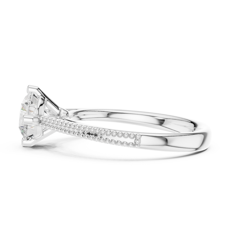 Ladies Ring DDLR-647@7 - White Gold - Image