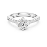Ladies Ring DDLR-647@7 - White Gold - Image