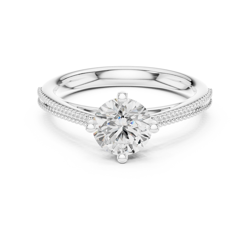Ladies Ring DDLR-647@7 - White Gold - Image