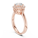 Ladies Ring DDLR-649@7 - Rose Gold - Image