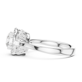 Ladies Ring DDLR-649@7 - White Gold - Image