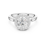 Ladies Ring DDLR-649@7 - White Gold - Image