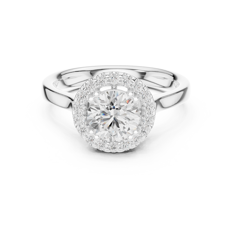 Ladies Ring DDLR-649@7 - White Gold - Image