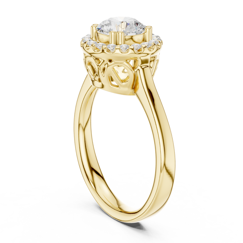 Ladies Ring DDLR-649@7 - Yellow Gold - Image
