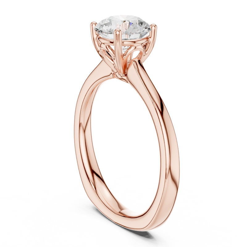 Ladies Ring DDLR-650@7 - Rose Gold - Image