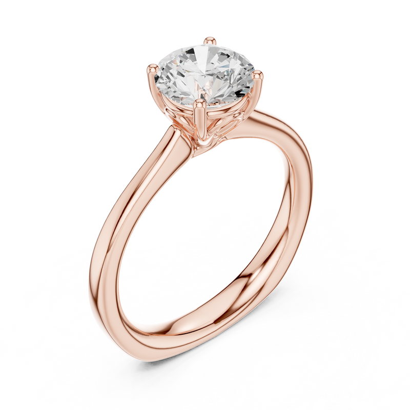 Ladies Ring DDLR-650@7 - Rose Gold - Image