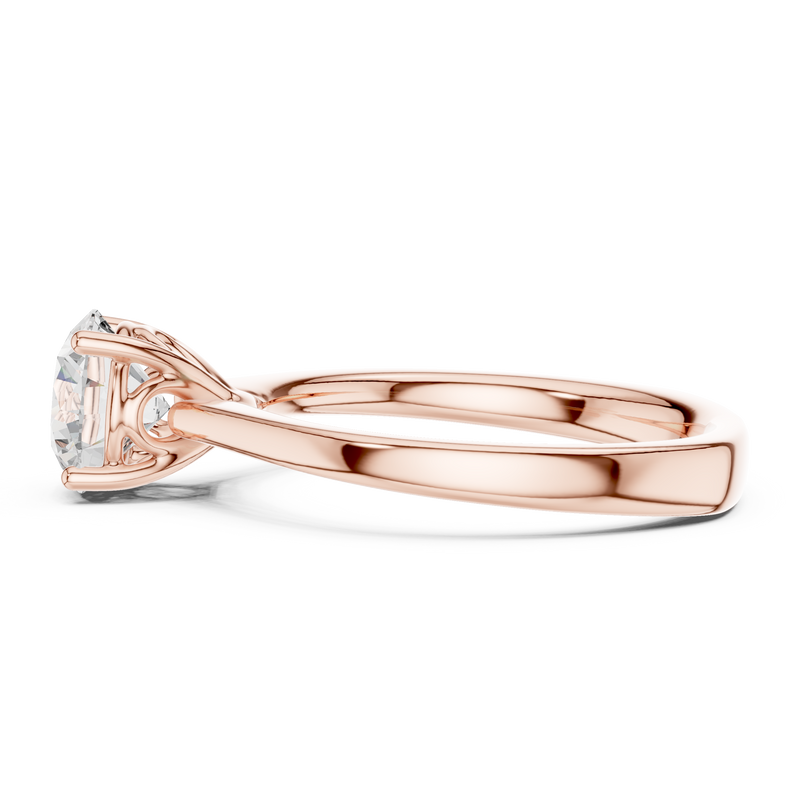 Ladies Ring DDLR-650@7 - Rose Gold - Image