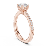 Ladies Ring DDLR-651@7 - Rose Gold - Image
