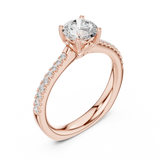 Ladies Ring DDLR-651@7 - Rose Gold - Image