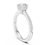 Ladies Ring DDLR-651@7 - White Gold - Image