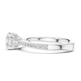 Ladies Ring DDLR-651@7 - White Gold - Image