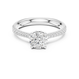 Ladies Ring DDLR-651@7 - White Gold - Image