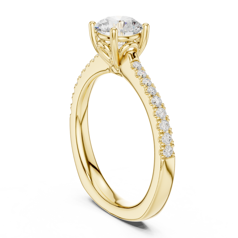 Ladies Ring DDLR-651@7 - Yellow Gold - Image