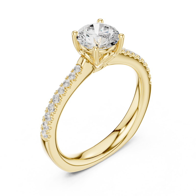 Ladies Ring DDLR-651@7 - Yellow Gold - Image