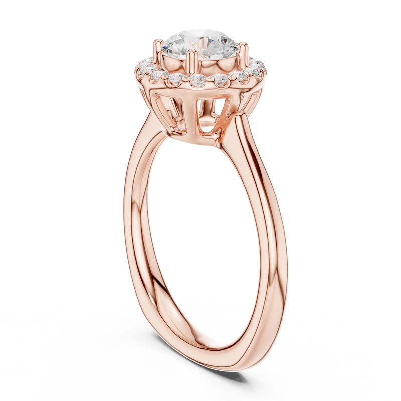 Ladies Ring DDLR-652@7 - Rose Gold - Image