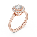 Ladies Ring DDLR-652@7 - Rose Gold - Image