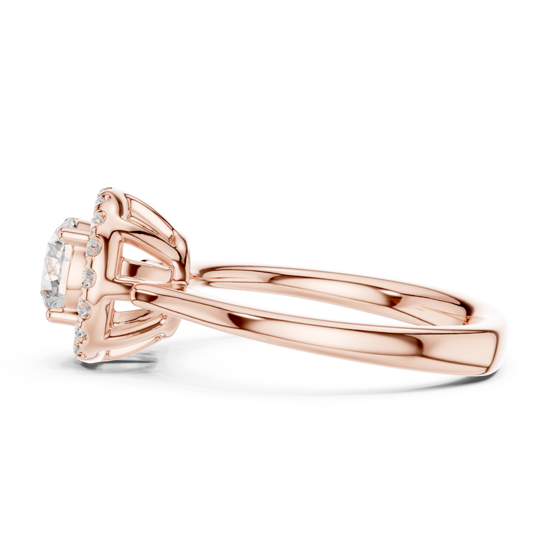 Ladies Ring DDLR-652@7 - Rose Gold - Image