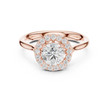 Ladies Ring DDLR-652@7 - Rose Gold - Image