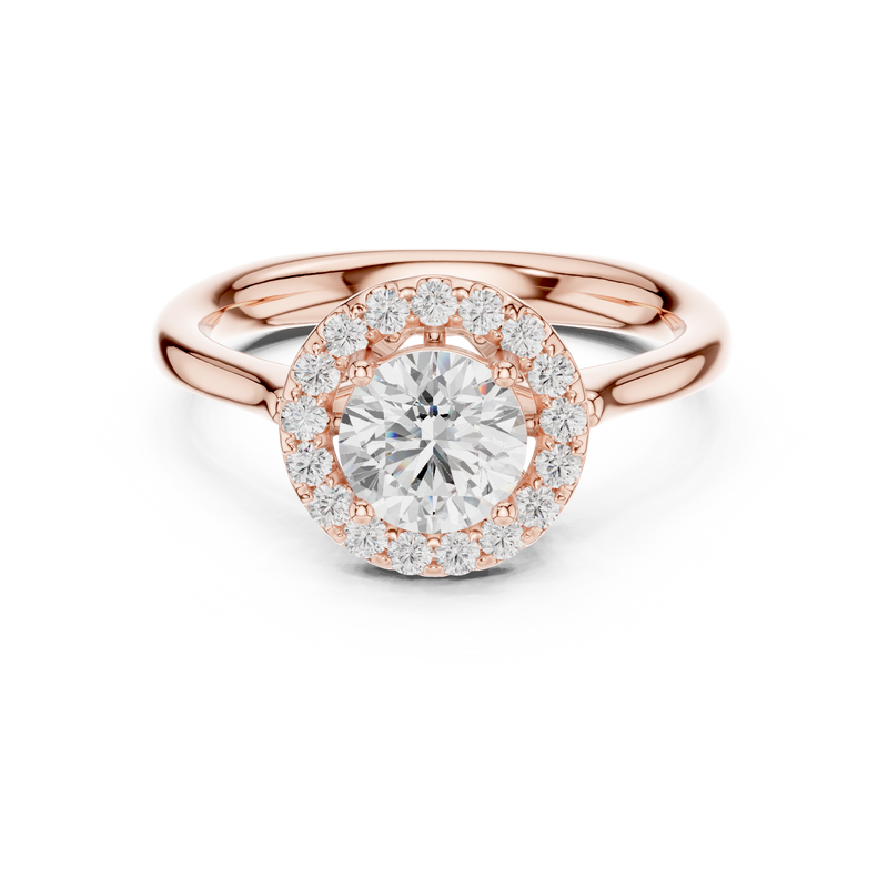 Ladies Ring DDLR-652@7 - Rose Gold - Image