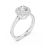 Ladies Ring DDLR-652@7 - White Gold - Image