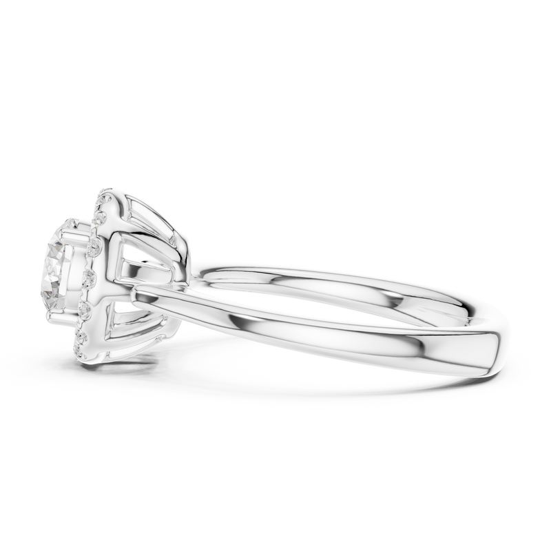 Ladies Ring DDLR-652@7 - White Gold - Image