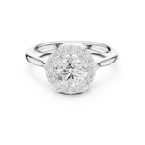 Ladies Ring DDLR-652@7 - White Gold - Image