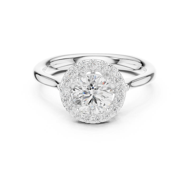 Ladies Ring DDLR-652@7 - White Gold - Image