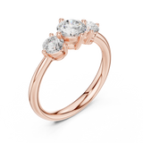 Ladies Ring DDLR-653@7 - Rose Gold - Image