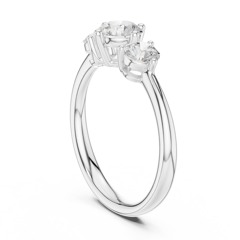 Ladies Ring DDLR-653@7 - White Gold - Image